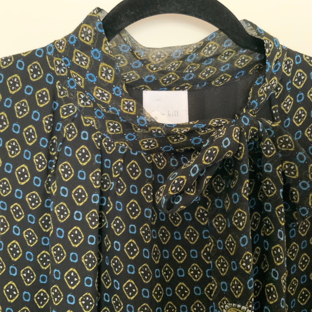 KATE HILL All Silk Sleeveless Blouse, Sz 4